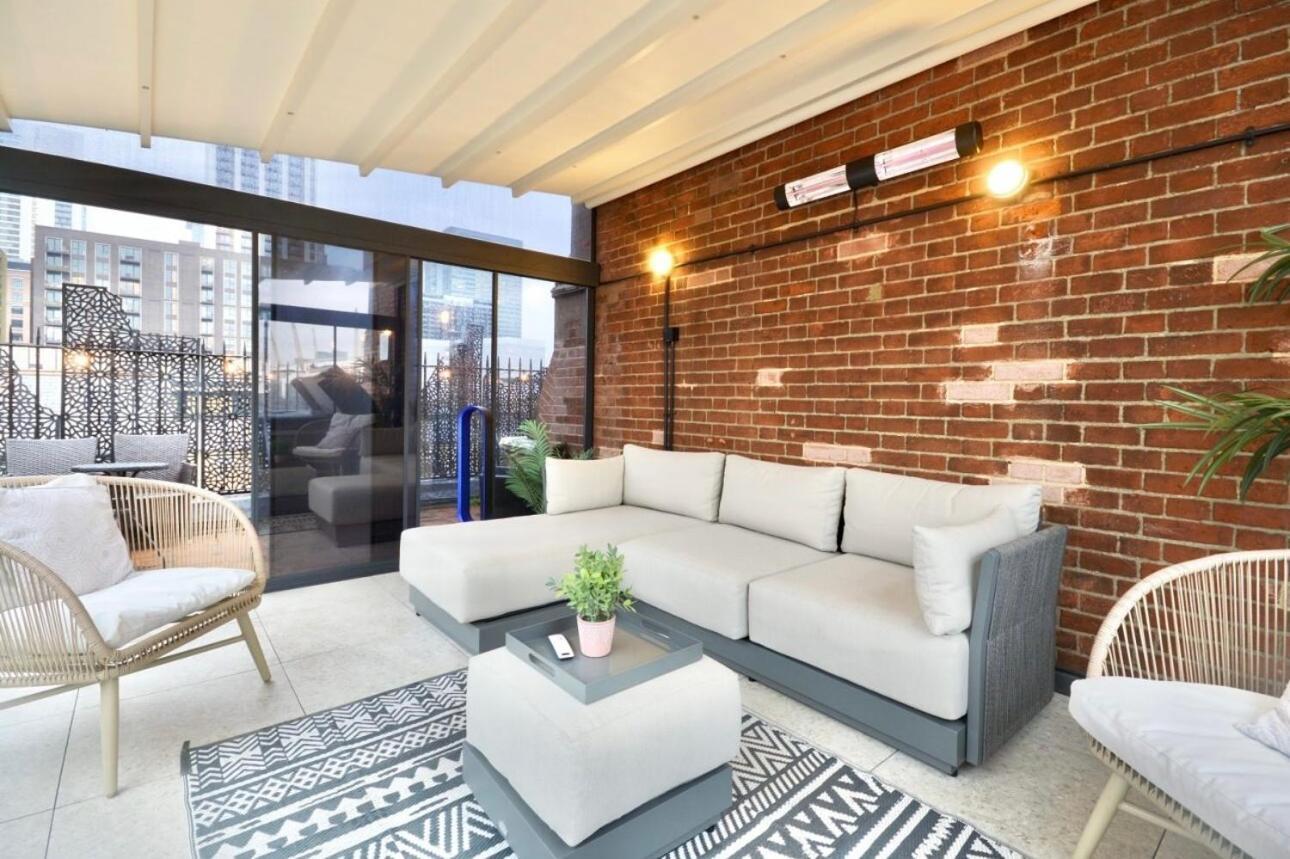 3 X Bedroom Riverside Flat With Hot Tub On Roof Terrace 런던 외부 사진